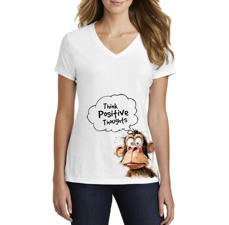 think positive thoughts t-shirt